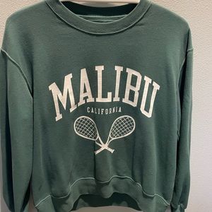 Green Abercrombie and Finch Sweatshirt